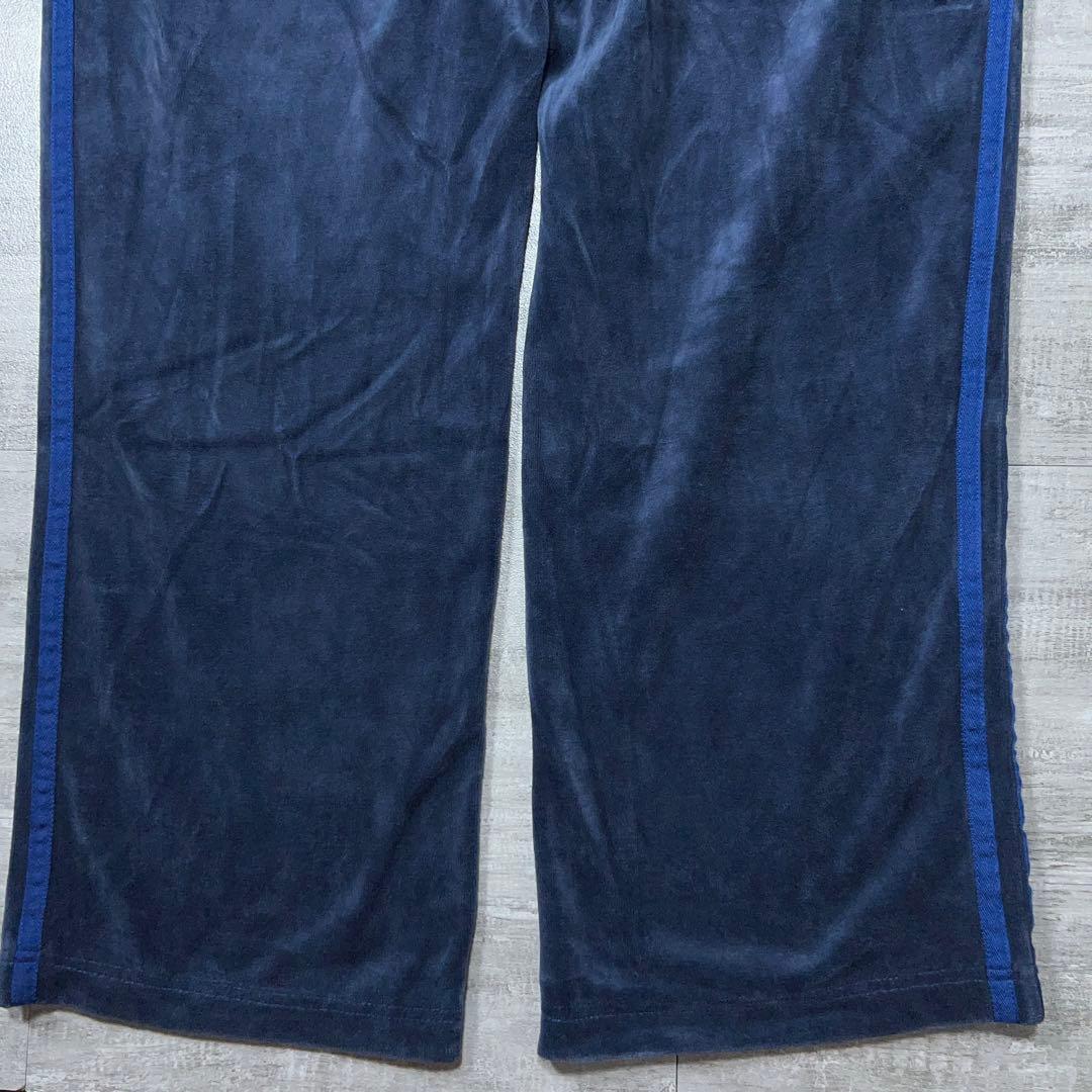 美品 y2k Adidas ベロア ジャージ 上下 トラックジャケット セットL