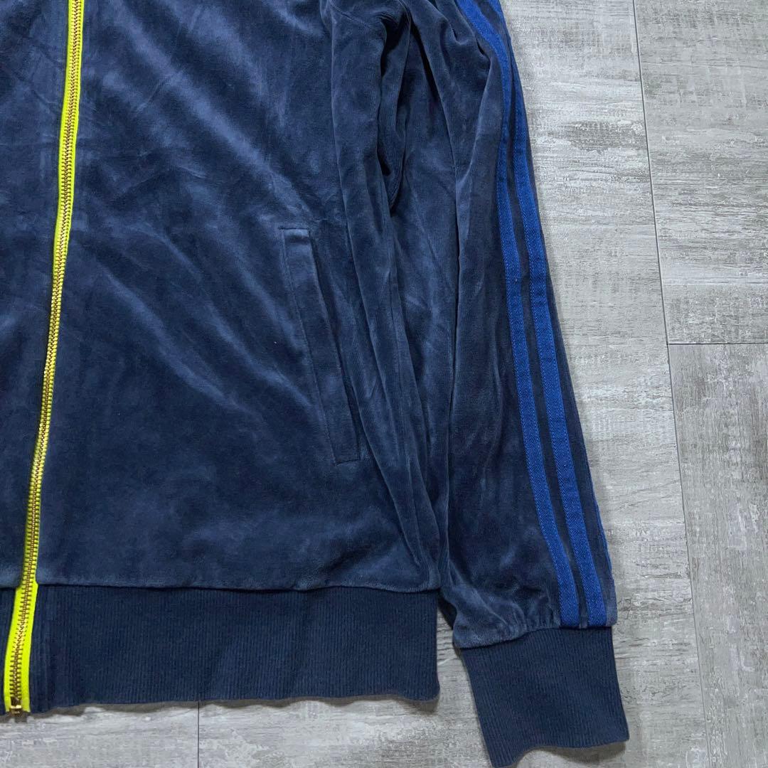 美品 y2k Adidas ベロア ジャージ 上下 トラックジャケット セットL