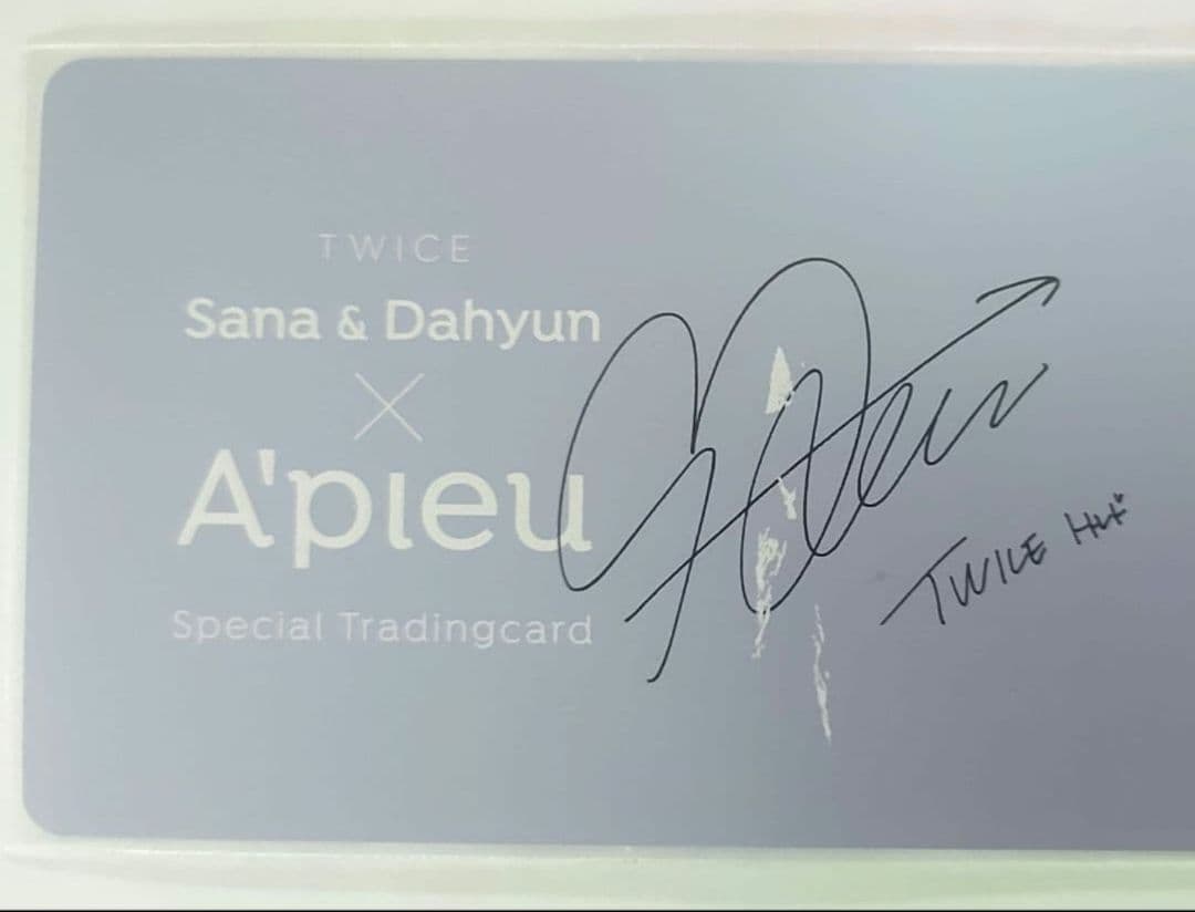 twice　トレカ　A'pleu アピュー　サナ