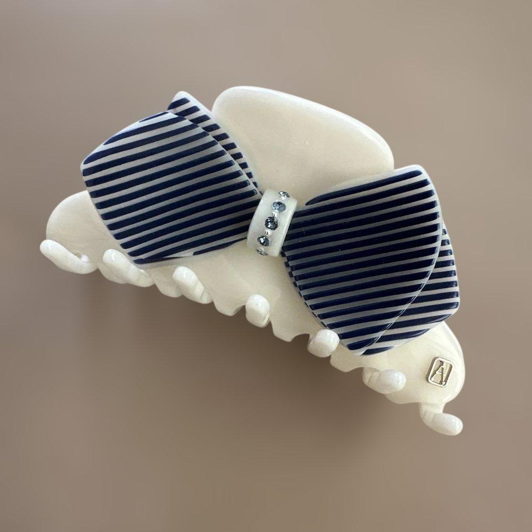 未使用　アレクサンドルドゥパリ　リボン　ヘアクリップ