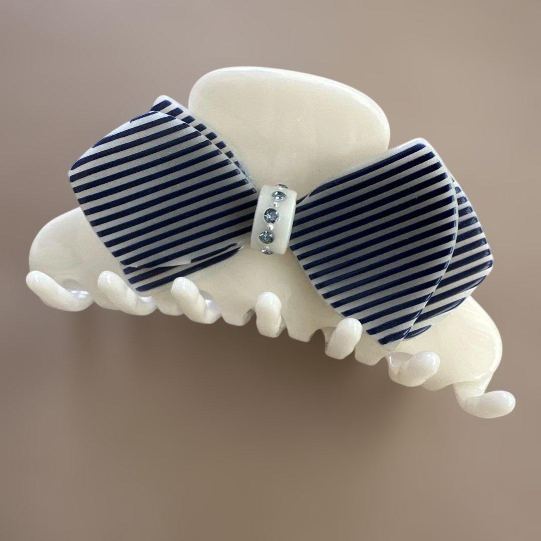 未使用　アレクサンドルドゥパリ　リボン　ヘアクリップ