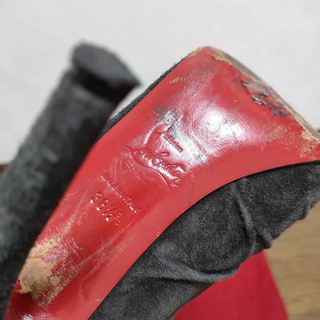 Christian Louboutin ロングブーツ　スウェット　38 1/2