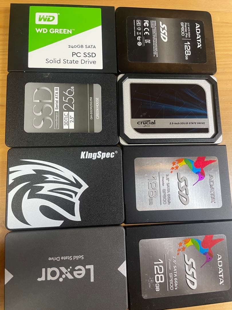 コ*グ様 SSD8点セット【読み書き起動済み】