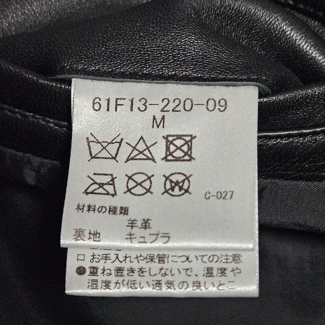 【2024年モデル】 LOVELESS シングルレザーライダース M ブラック