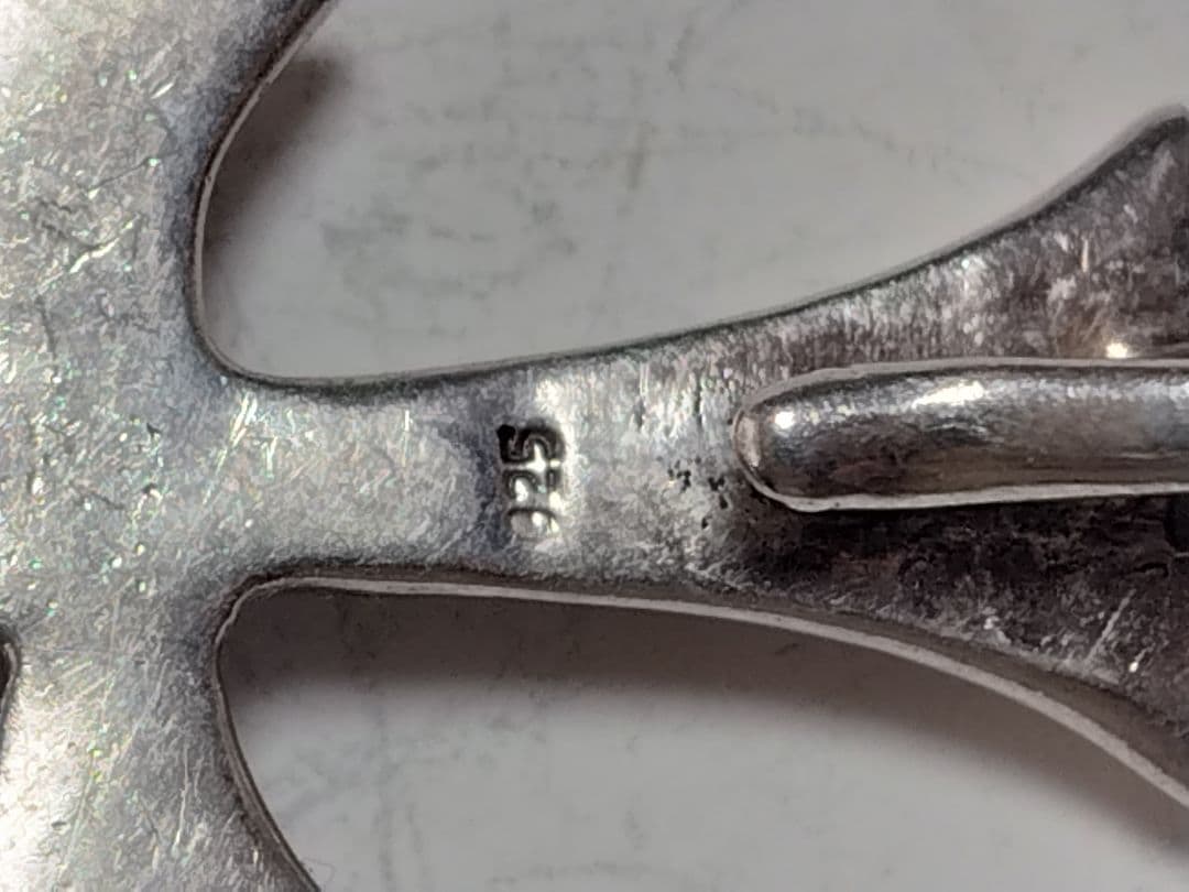 シルバー925 クロスモチーフ チェーンブレスレット