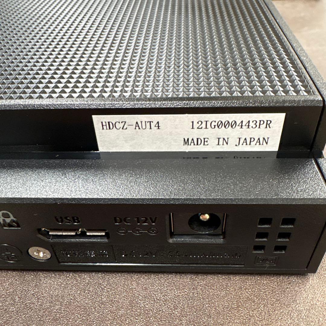 外付けハードディスク・ドライブ I-O DATA HDCZ-AUT4