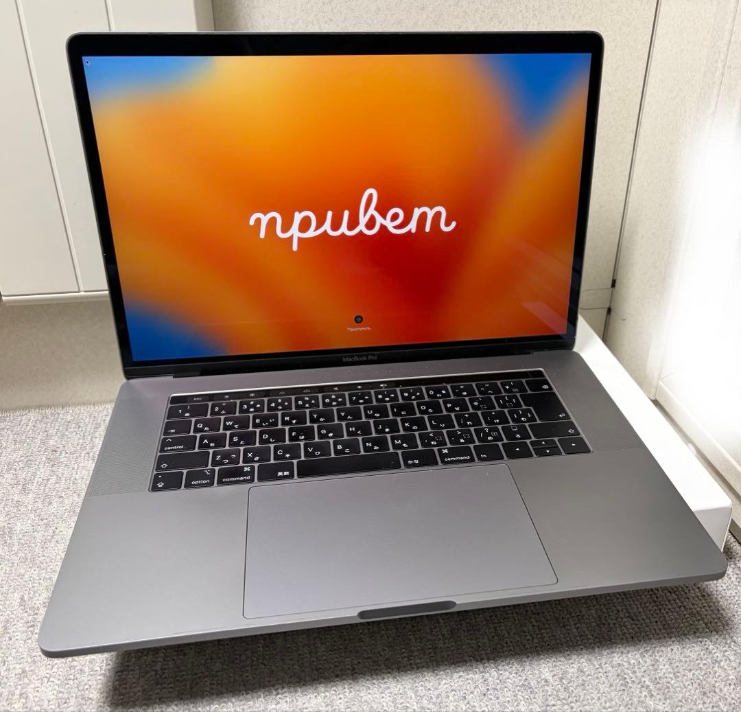 MacBook Pro 15 32GB/512GB SSD 2019 充電器箱付