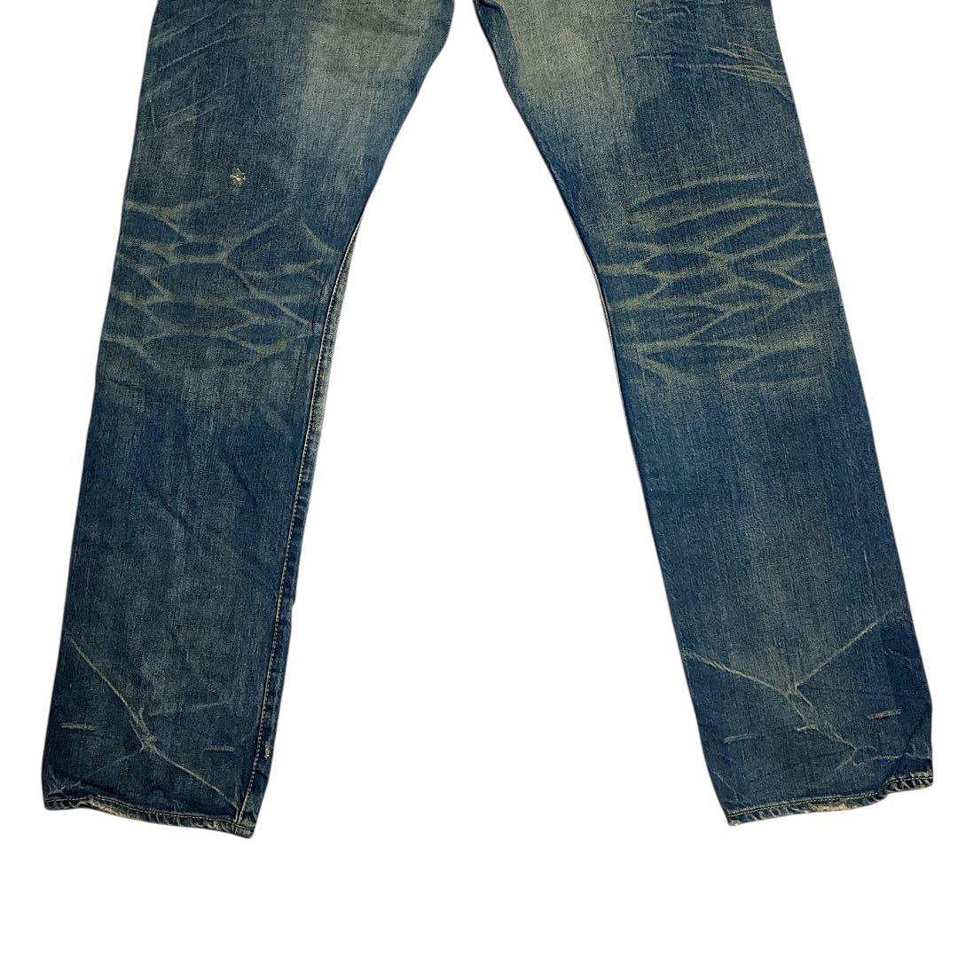 HYSTERIC GLAMOUR デニムパンツ W34 ダメージジーンズ　裾濃色