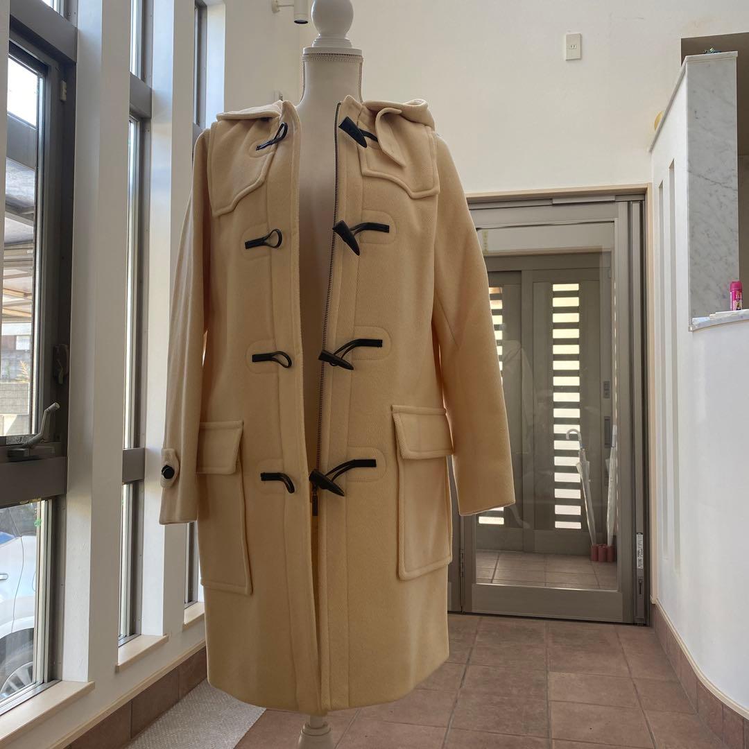 バーバリー　レディスダッフルコート フード付き