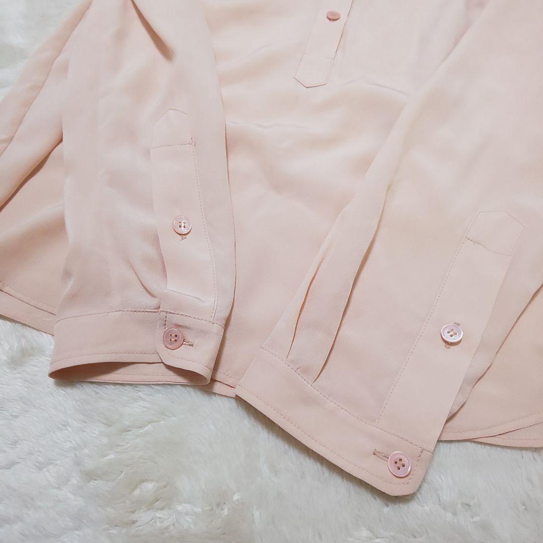 【極美品】STELLA McCARTNEY シルクブラウス バンドカラー