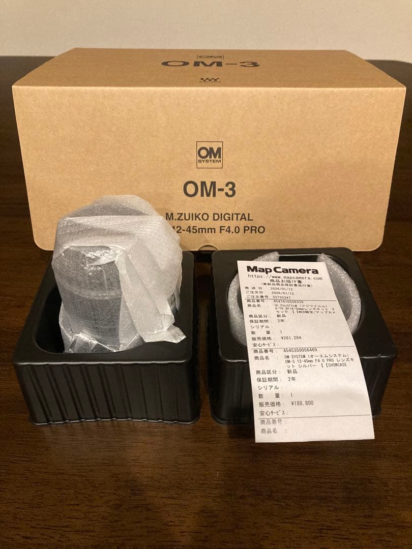 レンズ(ズーム) 12-45mm F4.0 PRO OM-SYSTEM