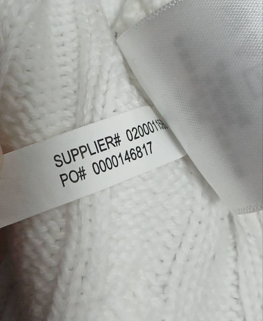 【美品】ラルフローレン大人気Vネックケーブルニットセーター現行品