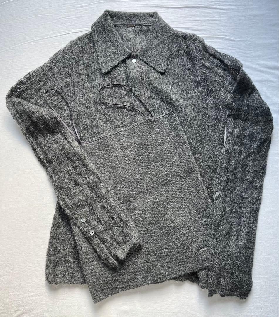 Mila Owen ポロ襟ワイドリブペアSETモヘアニット　新品未使用