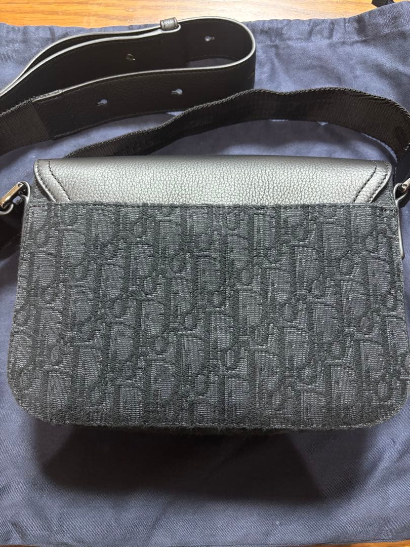 DIOR/Saddleフラップ付きメッセンジャーバッグミニディオールほぼ未使用