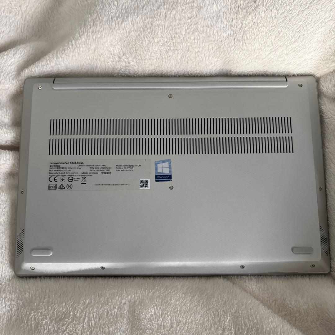 Windowsノート本体 Lenovo ideapad S340 8GB 250GB core i3