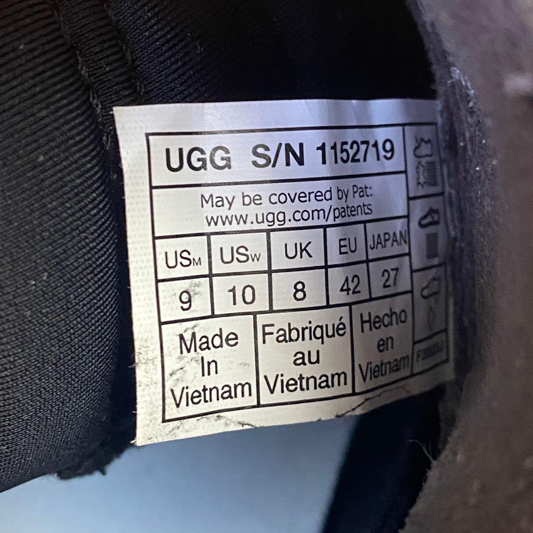 UGG アグ　27cm ゴールデンクッシュ 厚底 スニーカー ブラック 黒 美品