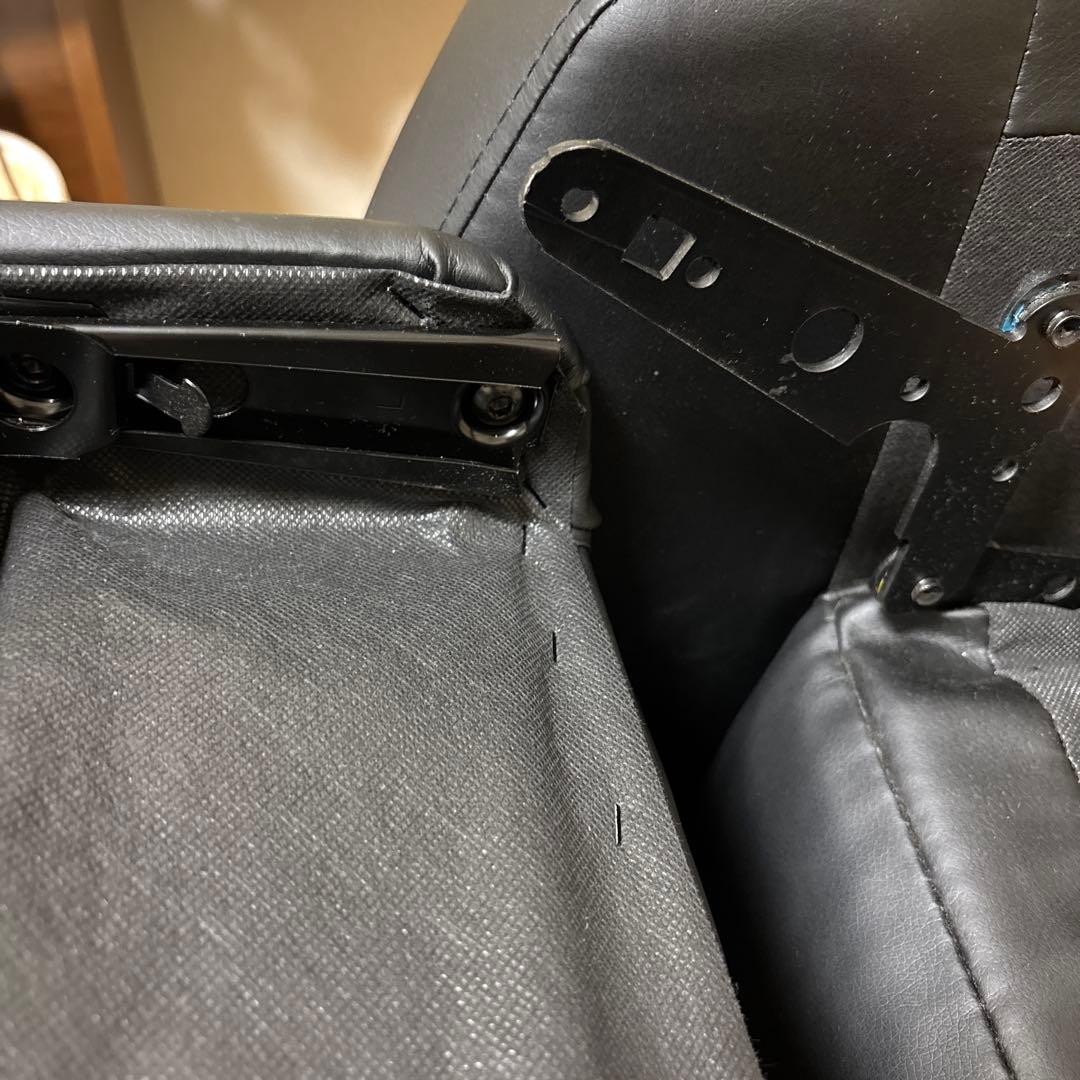 【 直接引取希望 】リクライニングチェアー 1人用 ブラック 合成皮革