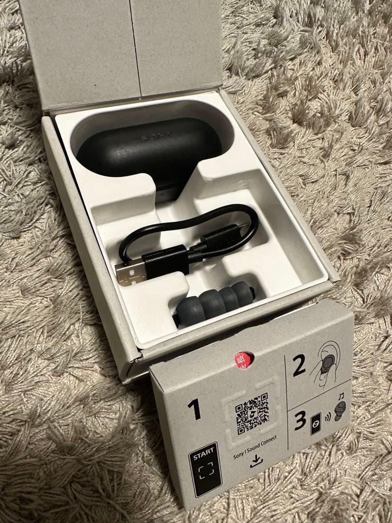 【保証書付】SONY WF-C710N ワイヤレスイヤホン 黒