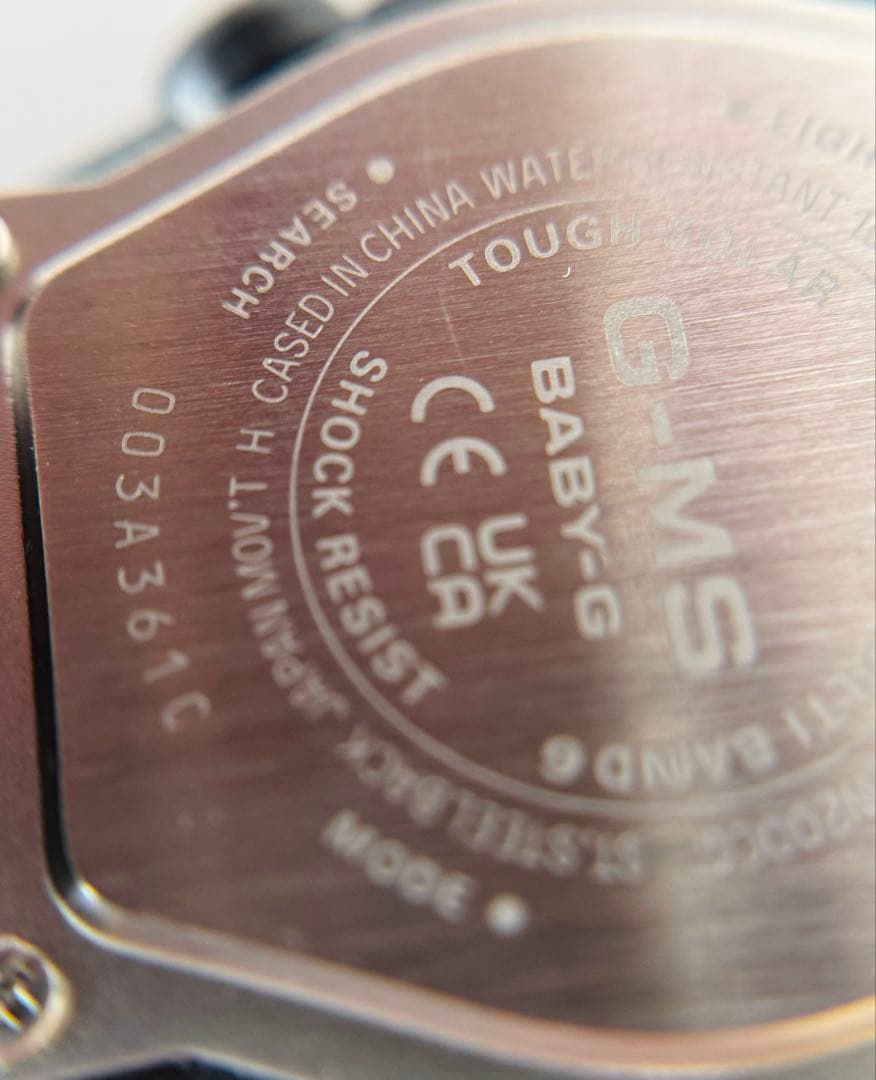 ☆【稼働品】BABY-G ソーラー MSG-W200CG 外箱付き 現状品☆