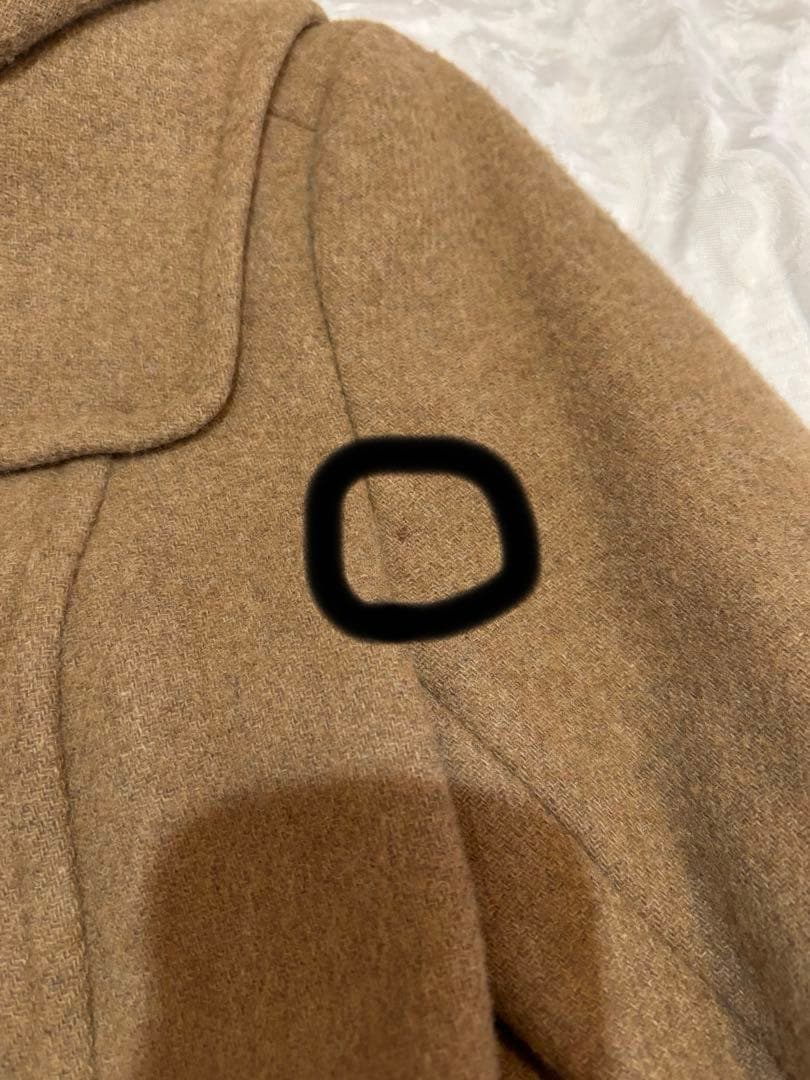 着用回数少なめ バーバリー ブルーレーベル ダッフルコート 38 ブラウン