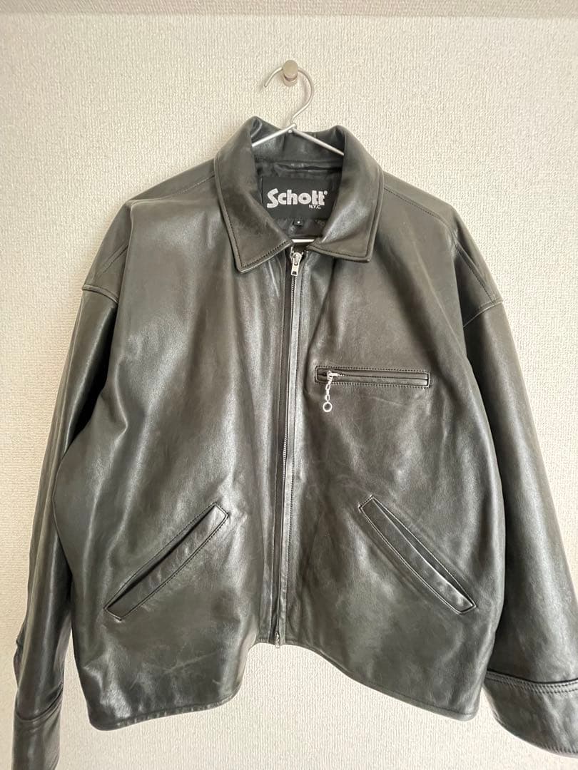 Schott ジャーナル別注LEATHER TRACKER JACKET