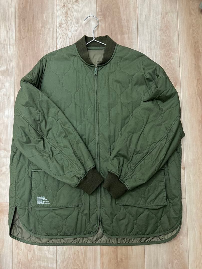 fresh service ボンバージャケット　カーキ　Lサイズ