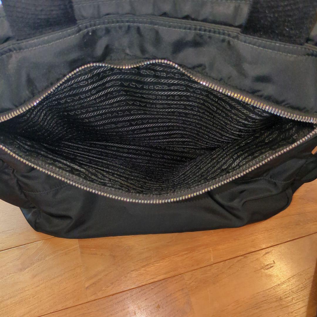 完品 美品◆PRADA　ベビーバッグ　マザー　2way ナイロン ショルダー