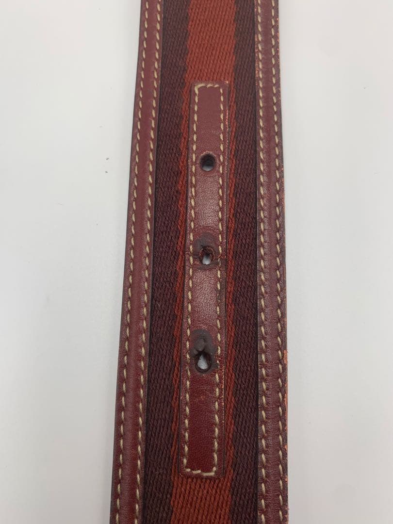 ✨美品✨グッチ ベルト インターロッキング GG シマ レザー ユニックス