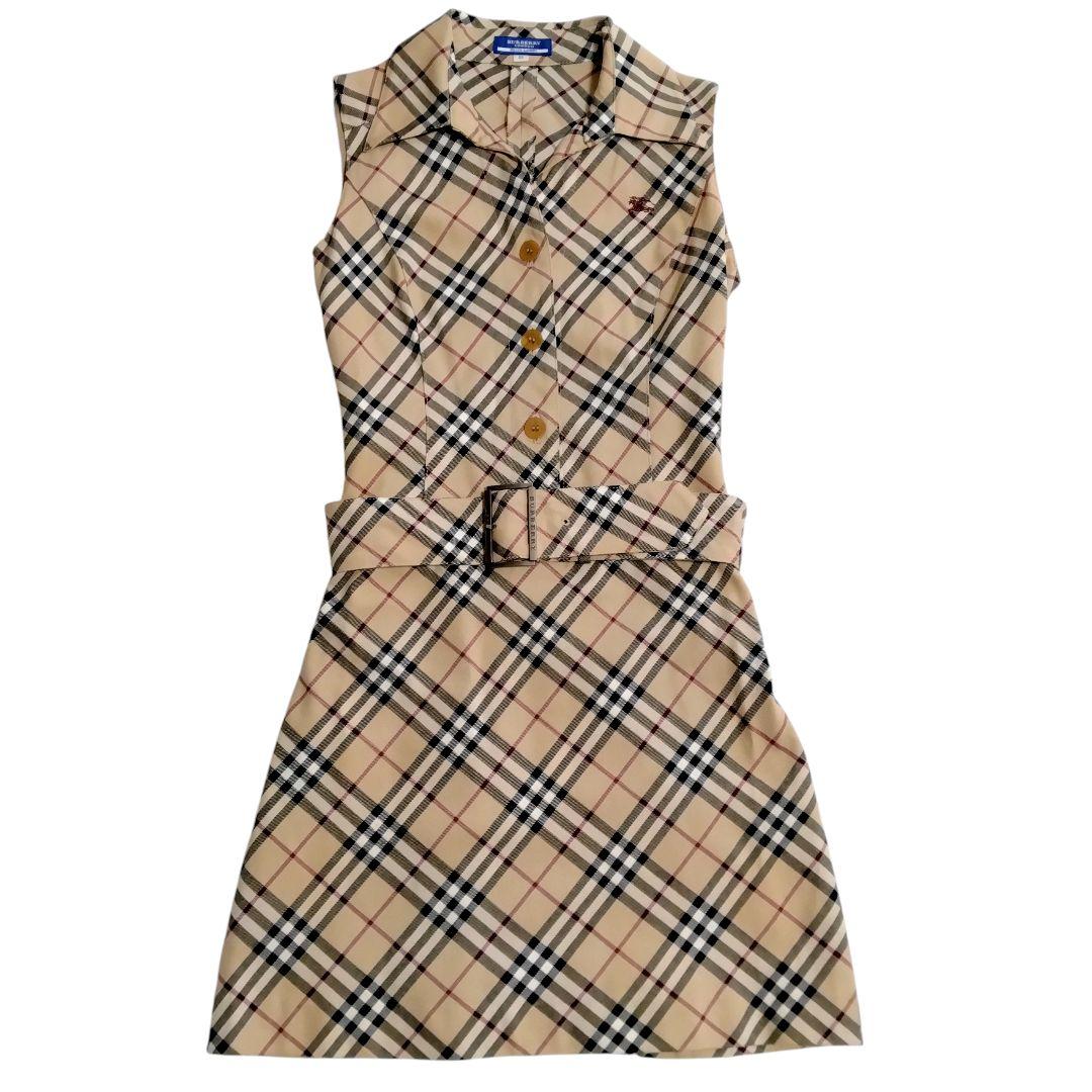 【春夏コーデ】バーバリー ワンピース ミニワンピース ミニスカート ノバチェック