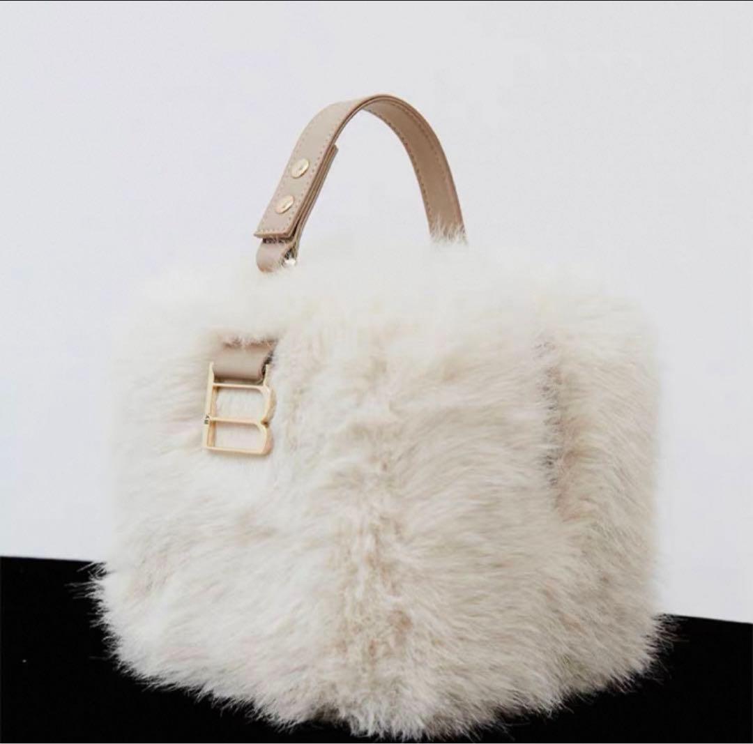 Bibiy新品B. FUR BOX BAG