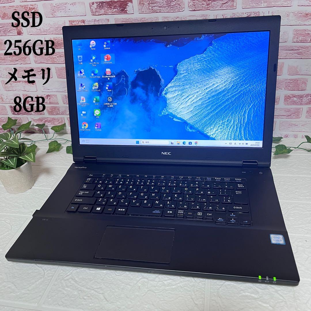 ★中古 SSD256GB メモリ8GB★VK23LA-Y NECノートPC503