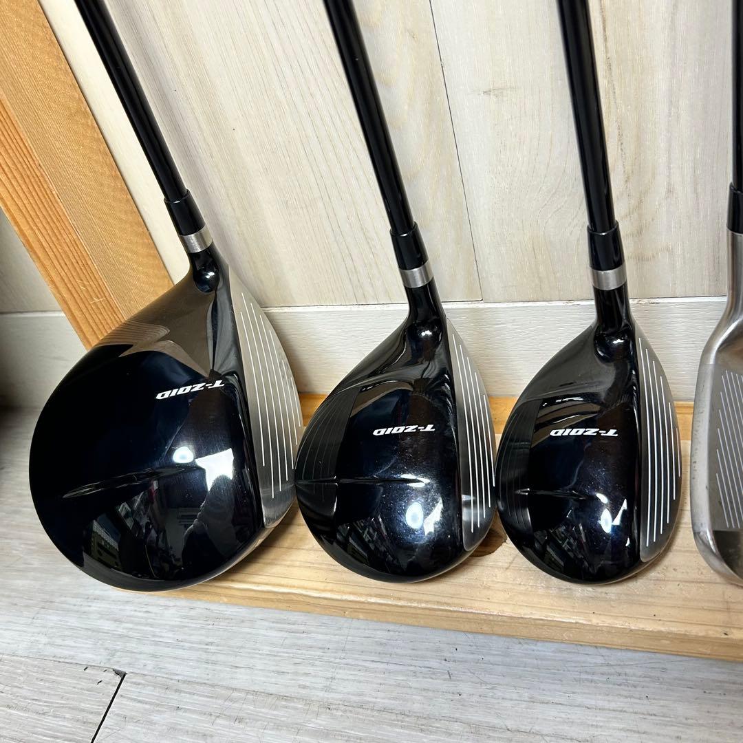 【メンズ右】MIZUNO T-ZOID Plus メンズゴルフセット 71112