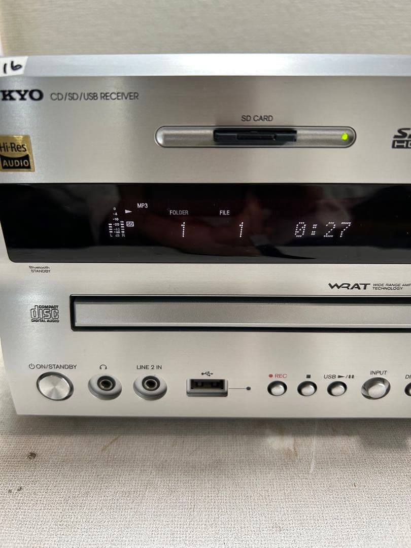 W16 整備ONKYO NFR-7TX ハイレゾ CD/SD/USBレシーバー