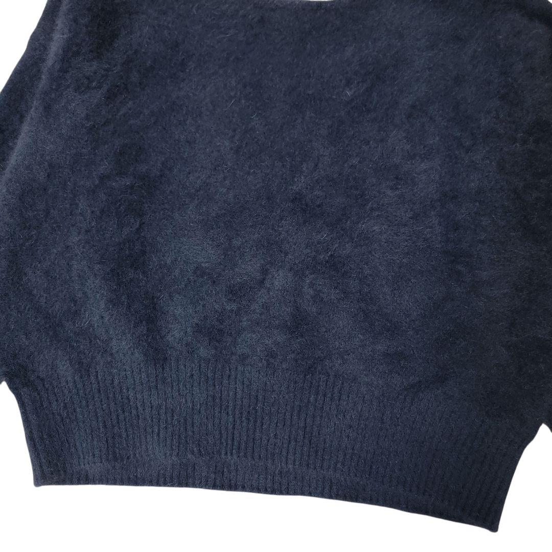 完売品 anuans ラクーンフォックス2wayネックプルオーバーニット