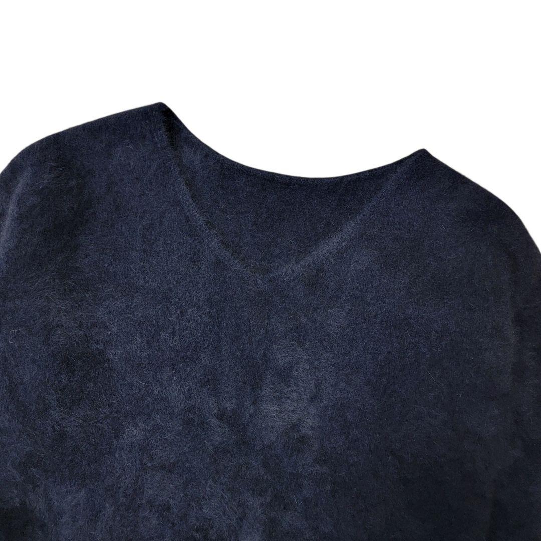 完売品 anuans ラクーンフォックス2wayネックプルオーバーニット