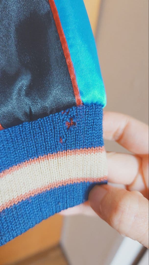 横須賀刺繍スカジャン 青金