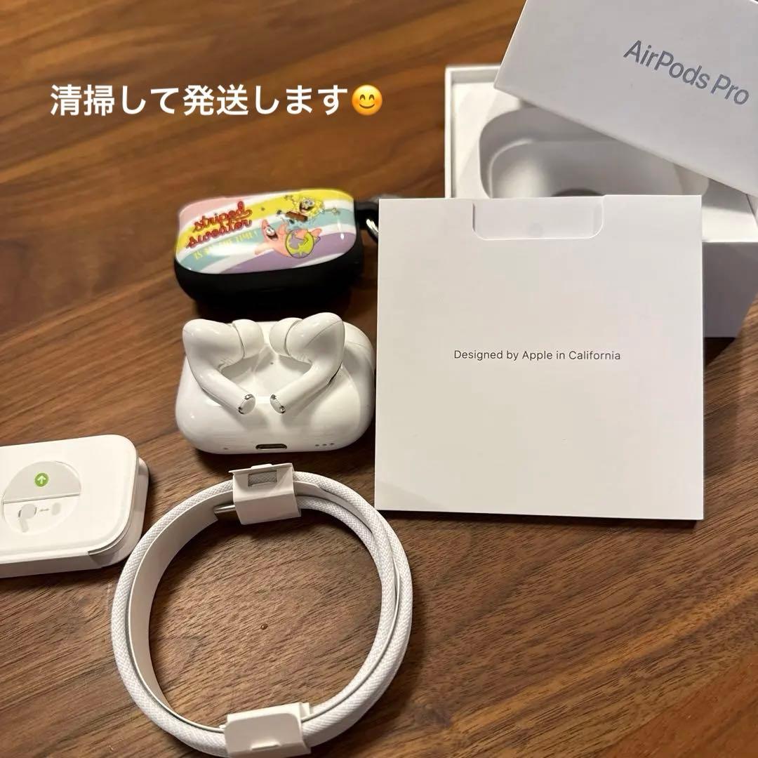 【美品】AirPodsPro第2世代 ノイズキャンセリング・動作良好✨ 即日発送