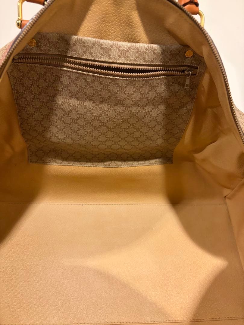 セリーヌ ボストンバック 大容量 マカダム柄 トリオンフ ✳︎南京錠無し