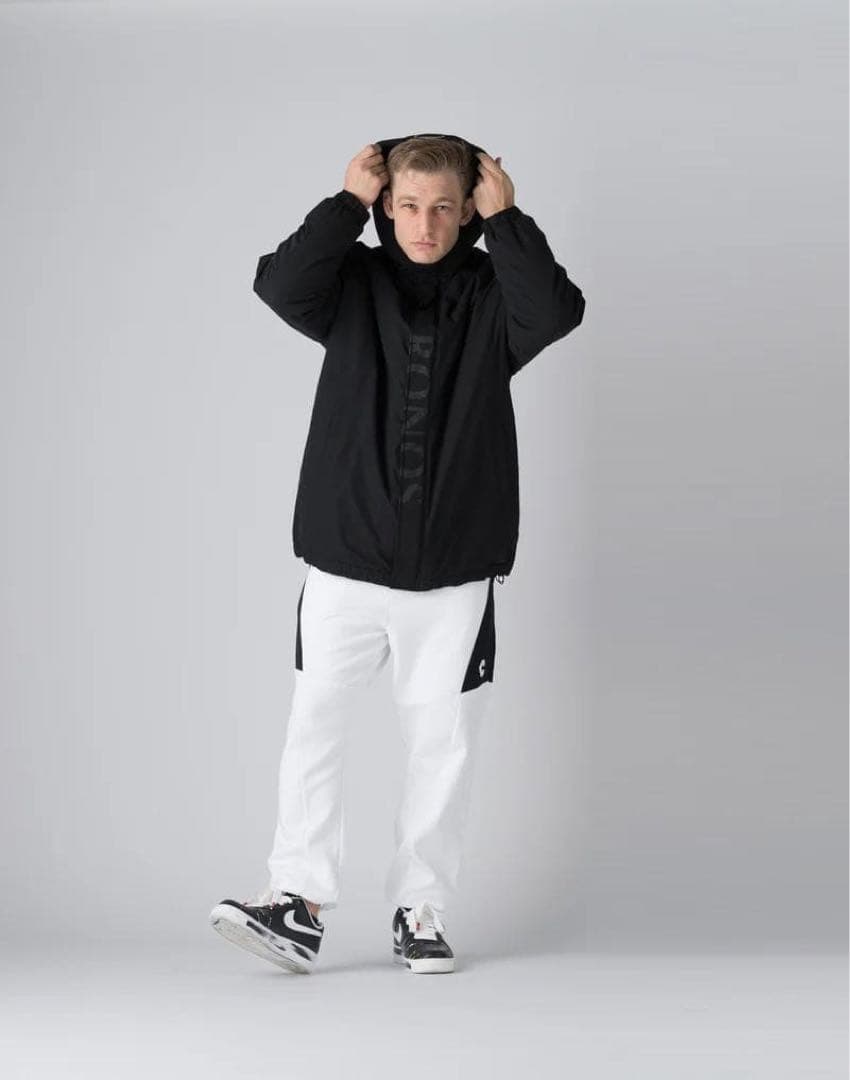 【美品】CRONOS Padded Hooded Jacket /BLACK