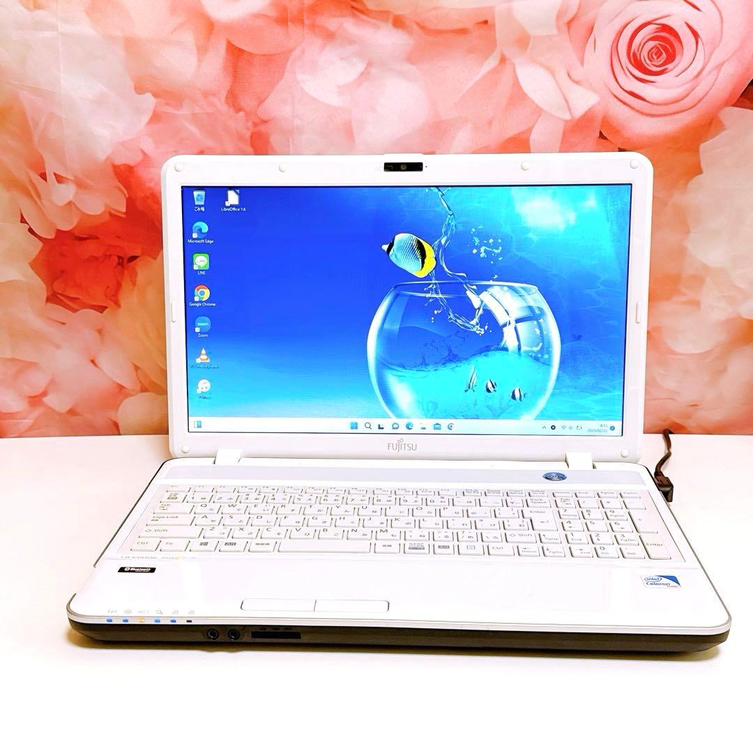 ❤️ポッキリ10,000円❤️すぐ使えるノートパソコン windows11 カメラ付