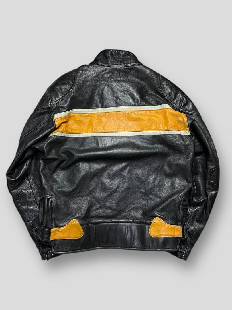 1990‘s Leather Riders Jacket Moto Mod