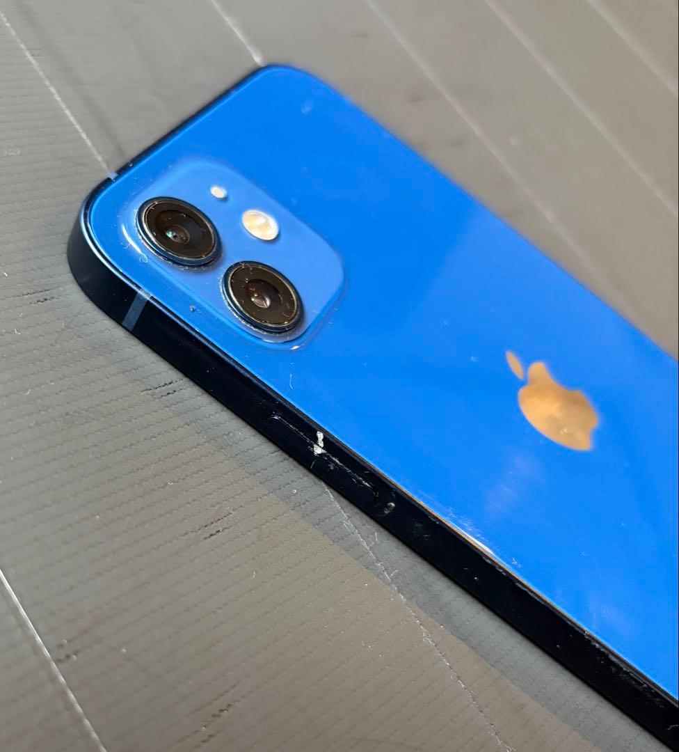iPhone12 本体 64GB バッテリー76% SIMフリー　ブルー