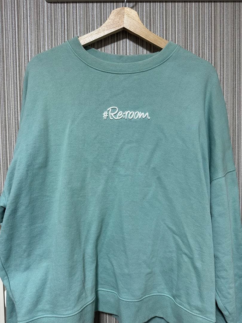 #Resroom ターコイズブルースウェットセットアップ　S