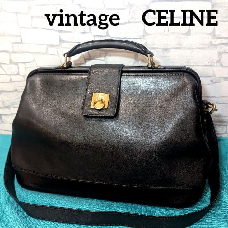 ♥美品♥セリーヌ ドクターズバッグ トート ショルダー OLDCELINE