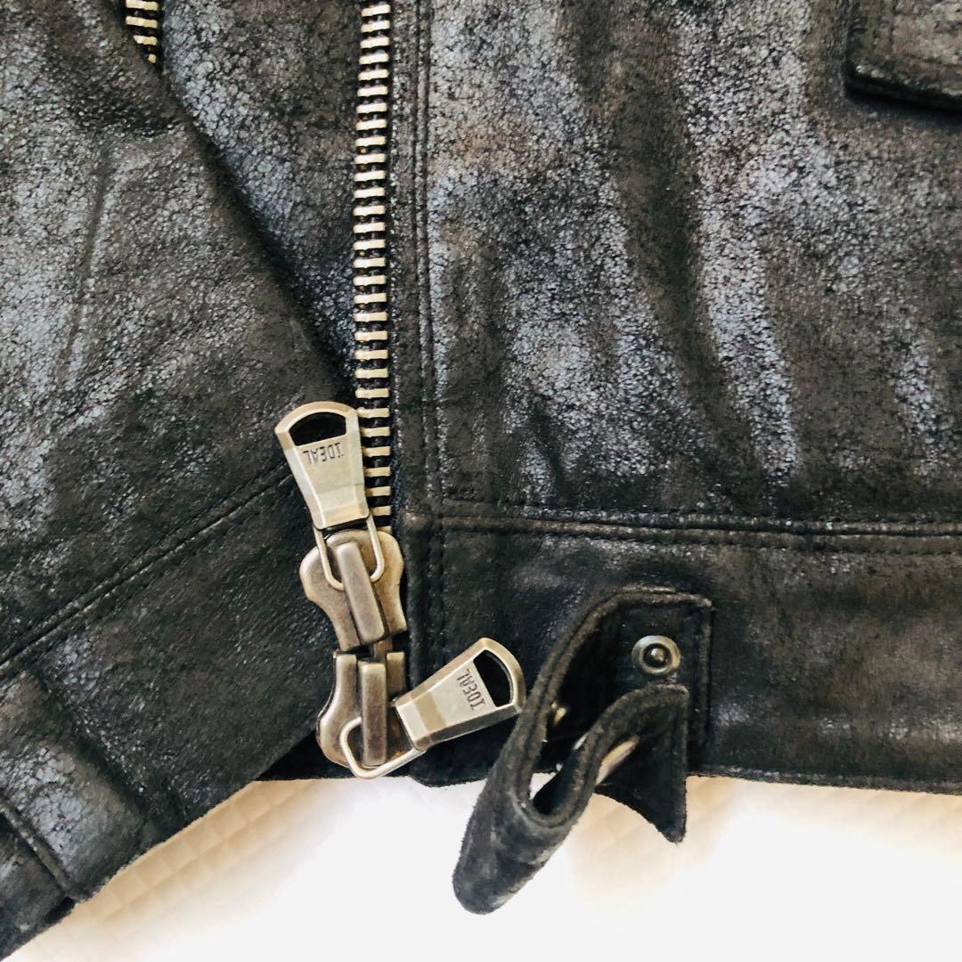 極美品！OF THE NEIGE STYLE 馬革 ダブルライダース 42 裏柄