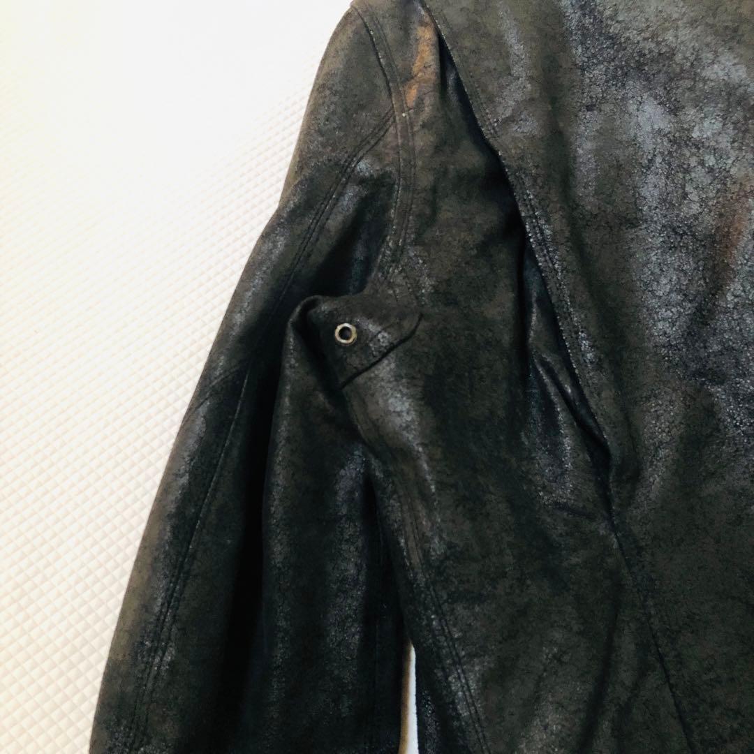 極美品！OF THE NEIGE STYLE 馬革 ダブルライダース 42 裏柄