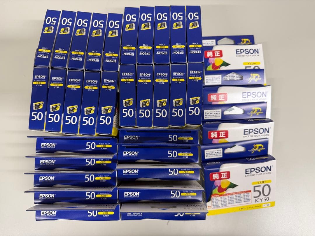 未開封　EPSON インクカートリッジ 純正 IC6CL50 推奨期限切れ