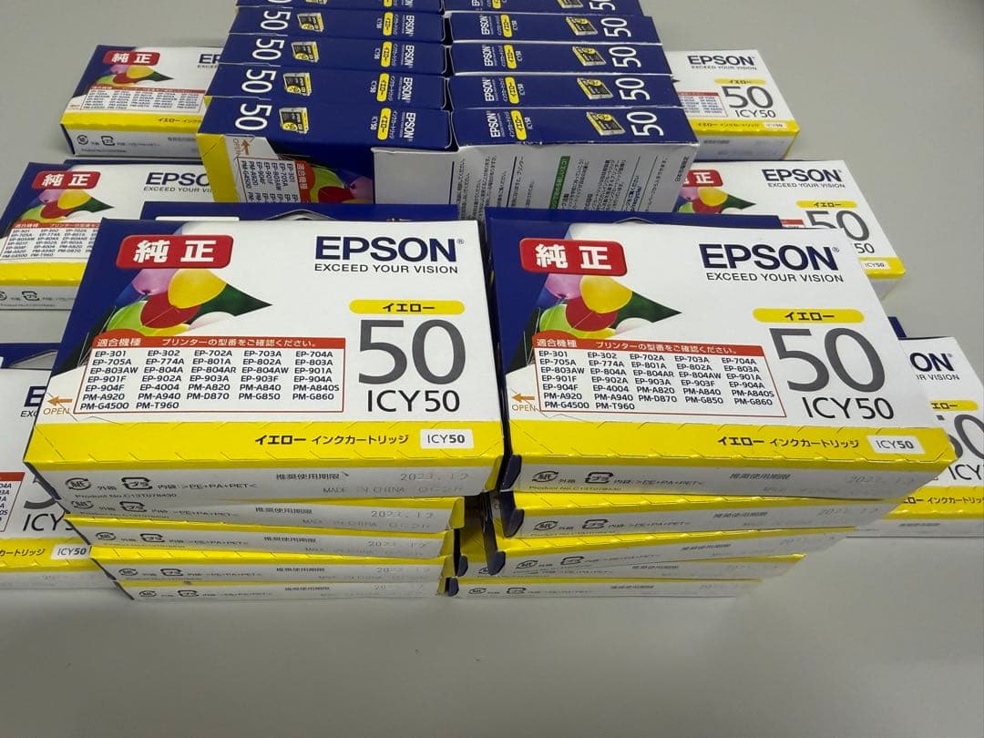 未開封　EPSON インクカートリッジ 純正 IC6CL50 推奨期限切れ