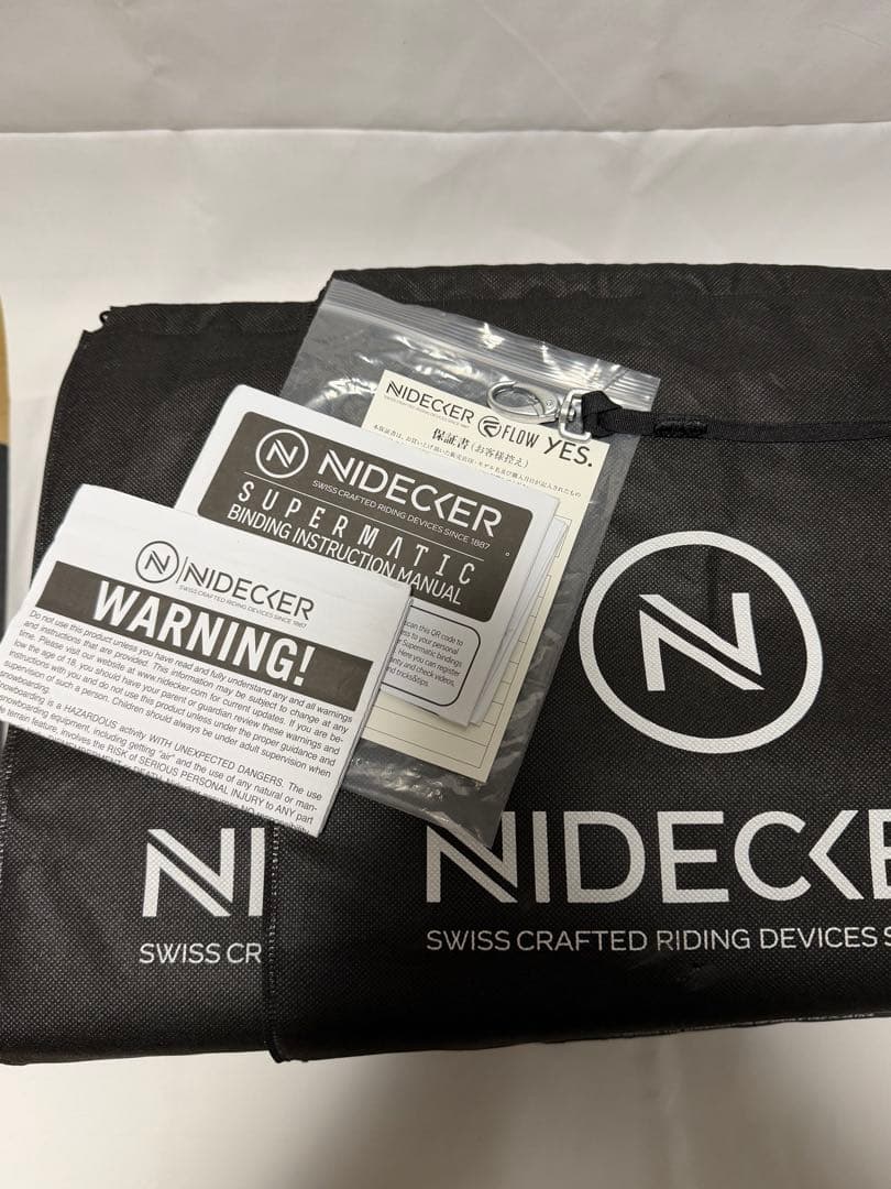 NIDECKER SUPERMATIC 2022-2023ビンディングLブラック