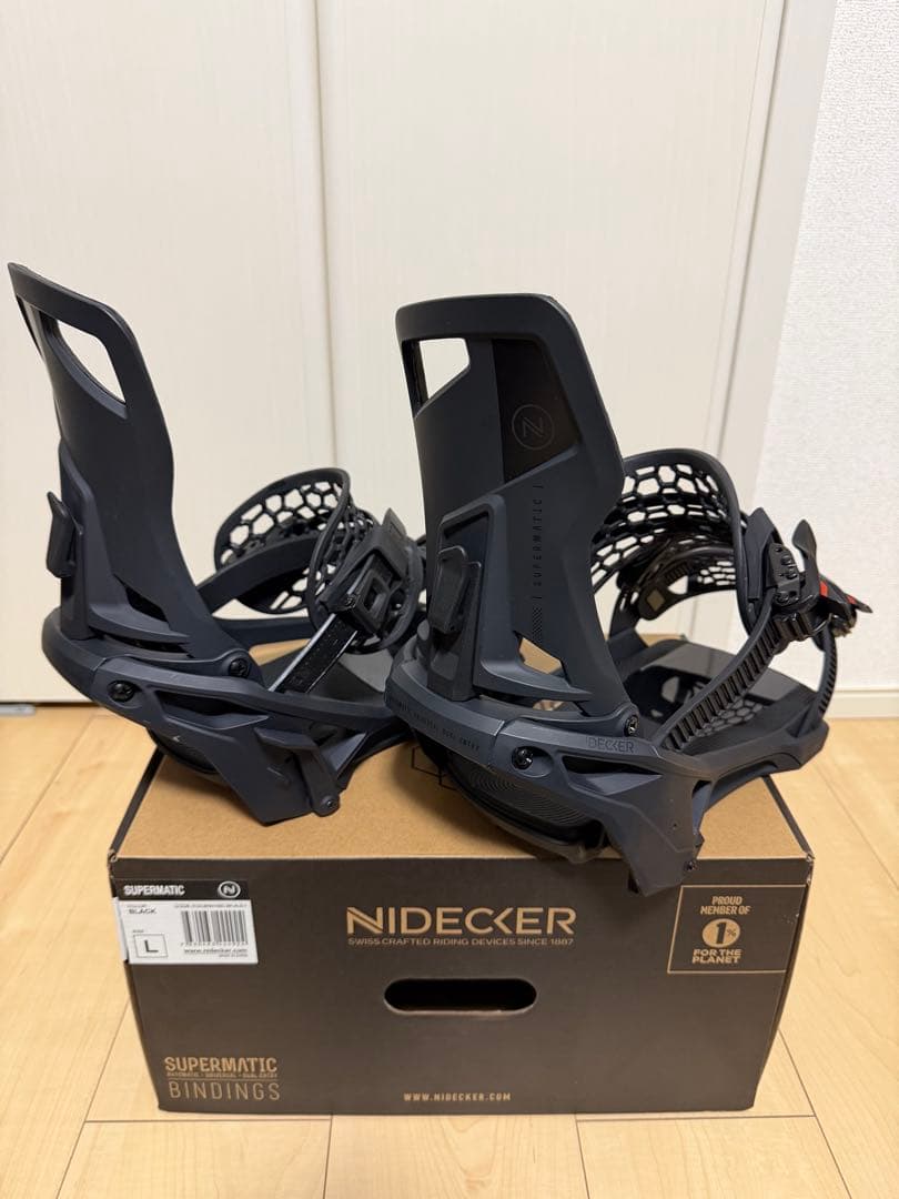 NIDECKER SUPERMATIC 2022-2023ビンディングLブラック